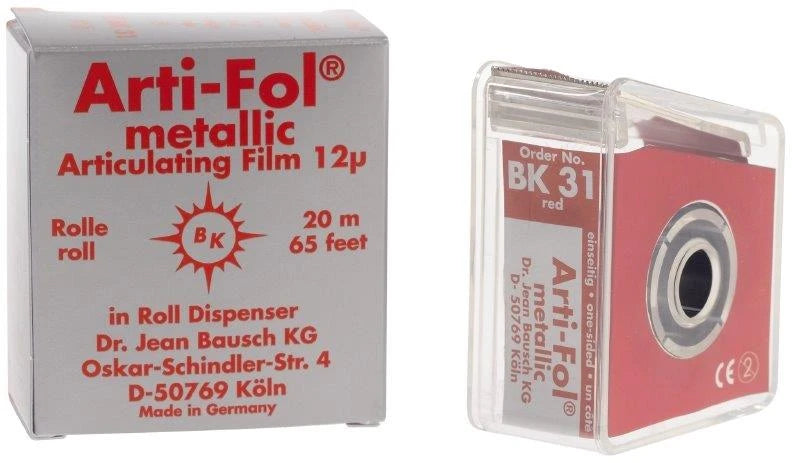 Артикулационно фолио Arti-Fol® metallic, 12 микрона(µ), 22мм