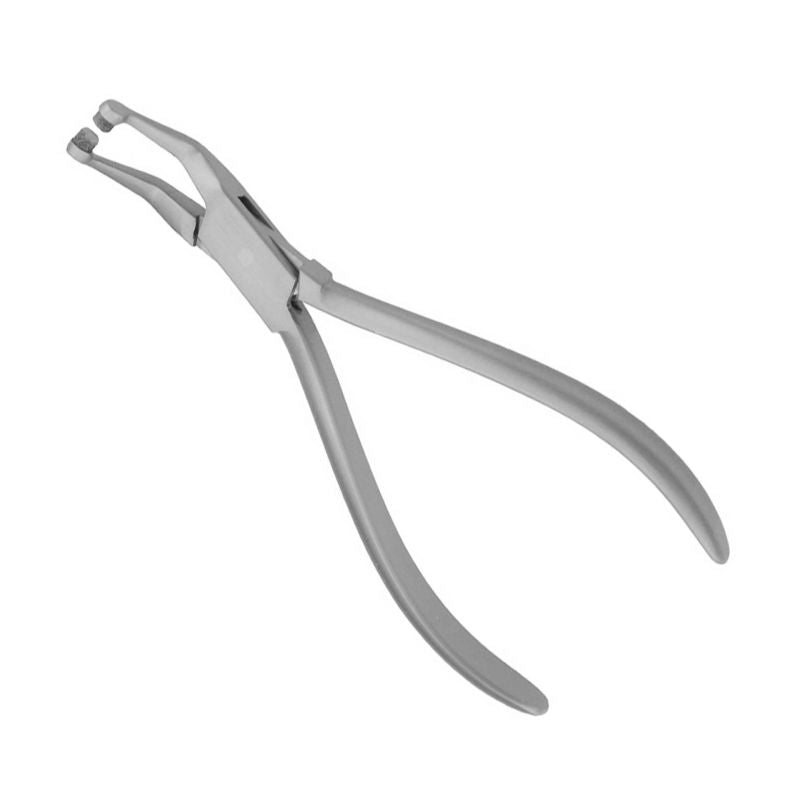 Crown plier with leather inserts