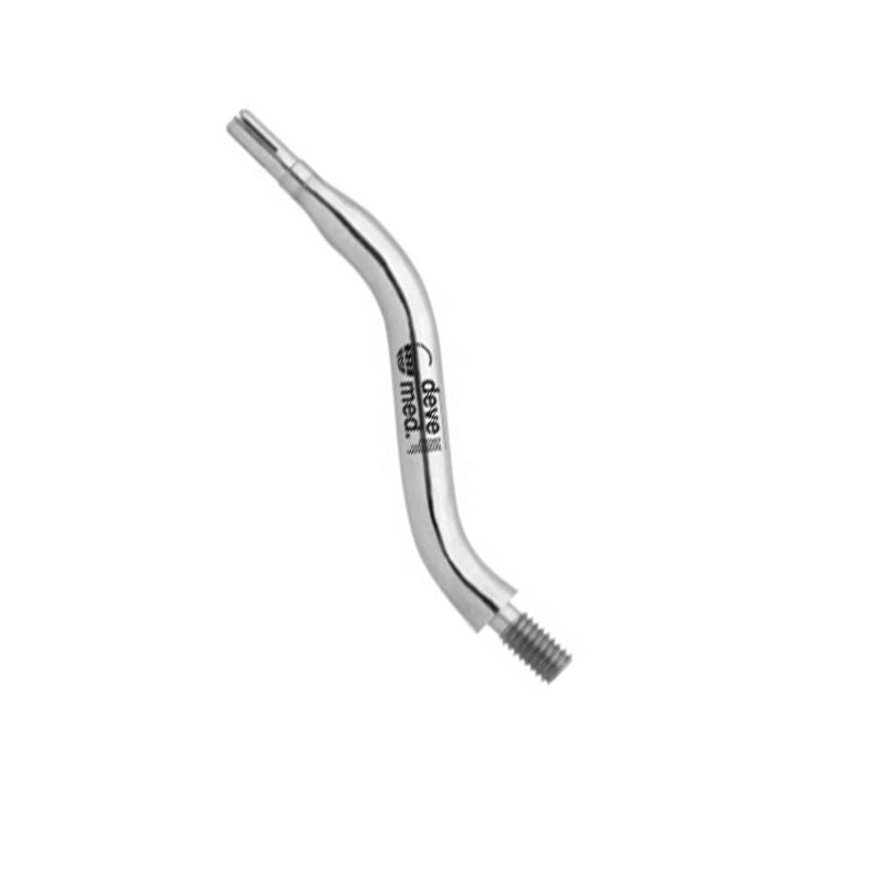 Applicator endpiece angeled