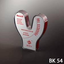 Артикулационна хартия 100 микорна(µ) с прогресивно оцветяване, червена