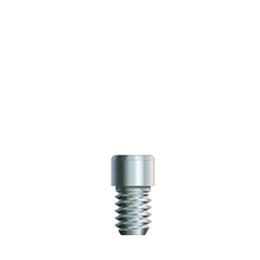 Replacement screw for coping and tapered abutment