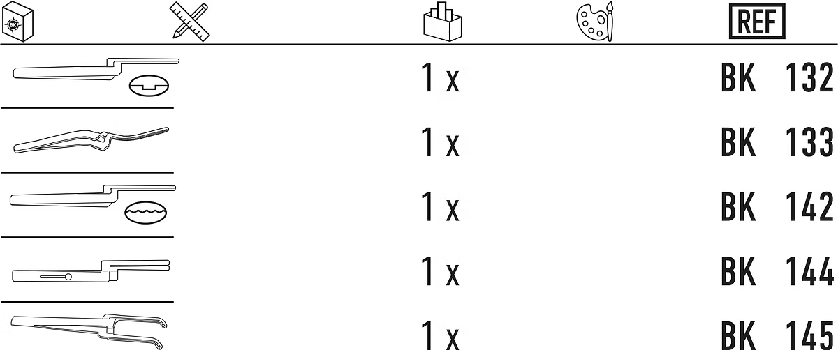 Артикулационни щипки за хартия ,,Miller"