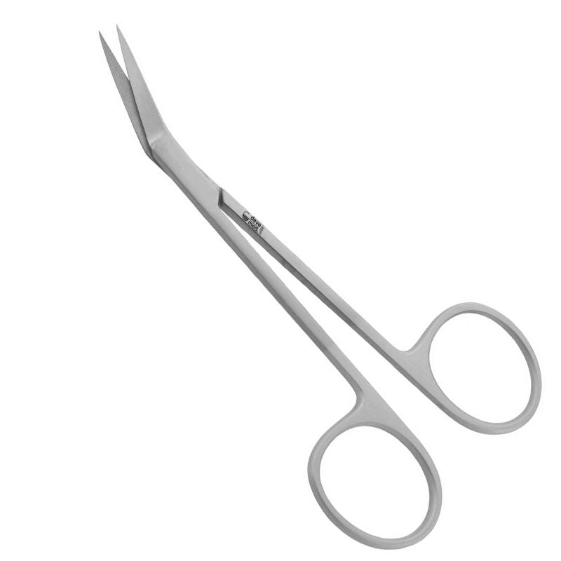 Operating scissor 11,5 cm “Iris“ - 45 ° angled