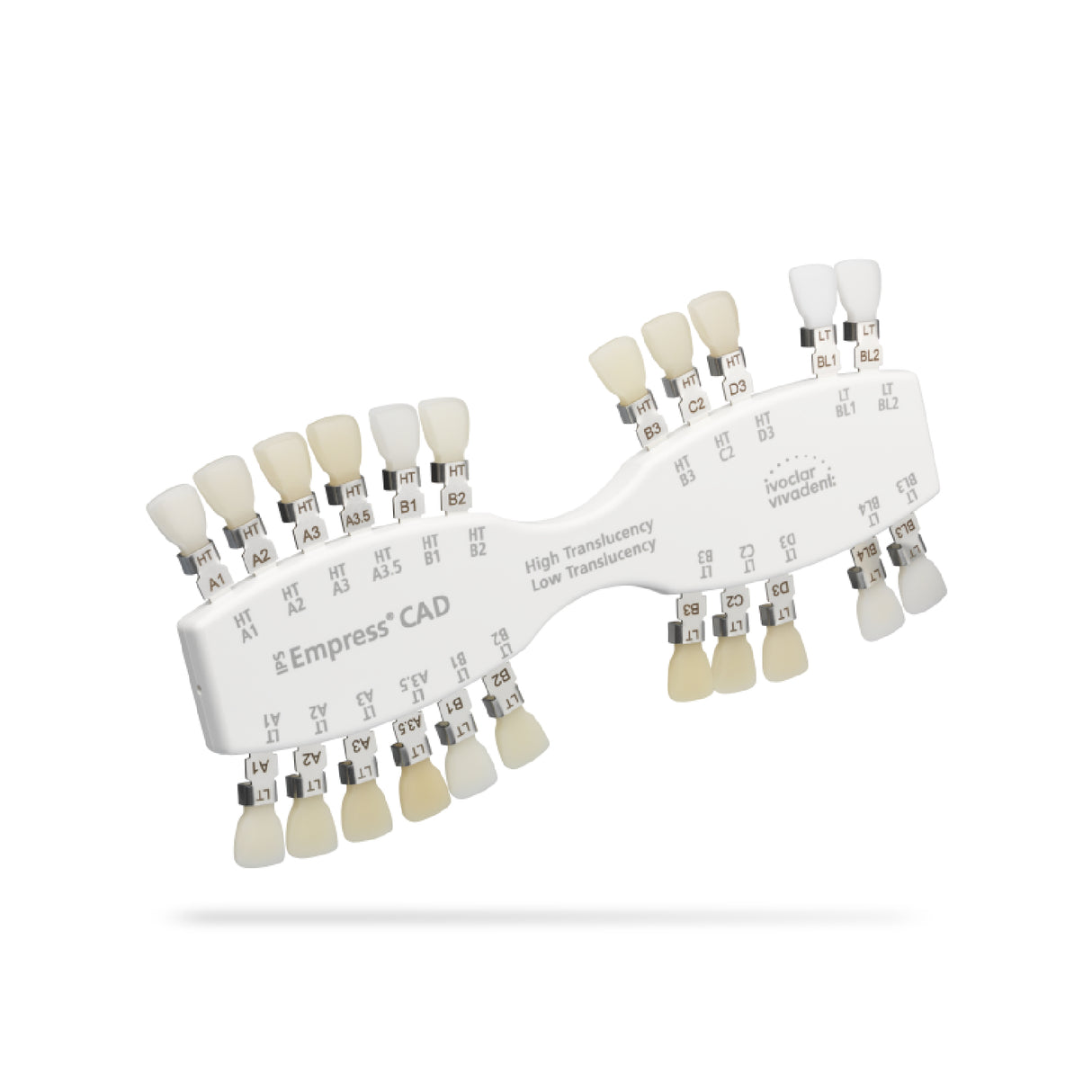 IPS Empress CAD HT/LT Shade Guide A-D/BL