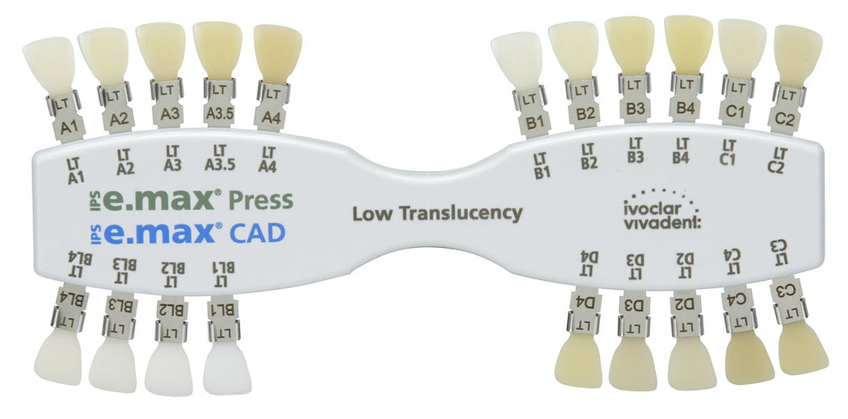 IPS e.max Press/CAD LT Shade Guide