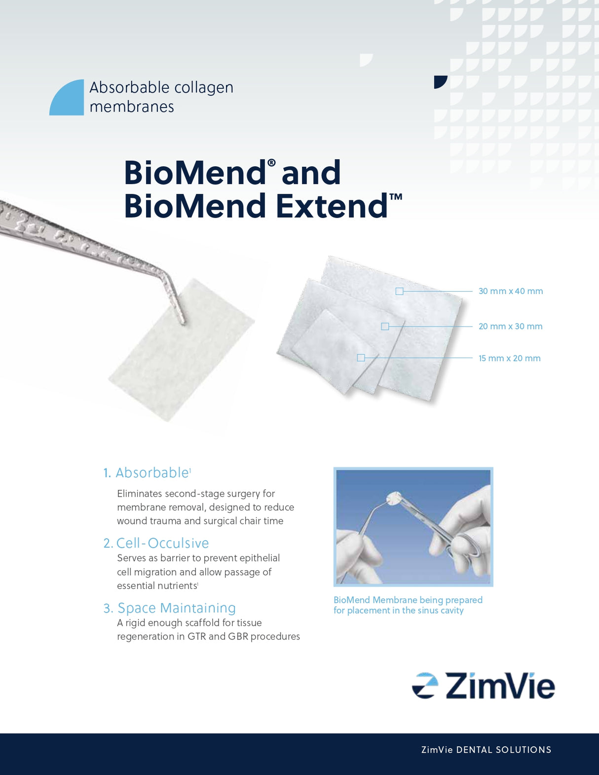 BIOMEND® RESORABLE COLLAGEN MEMBRANE