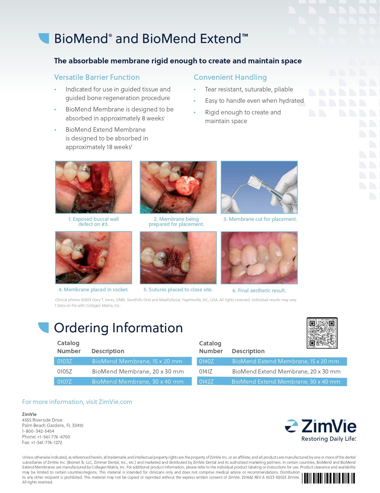 Biomend Extend™ Resorbable Barrier Membrane
