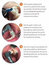 eZr Orange Fine Grit Cup Polisher