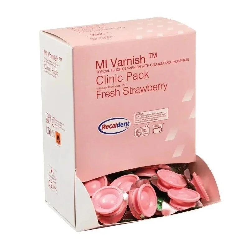 MI Varnish Clinic pack Stawberry 100 doses
