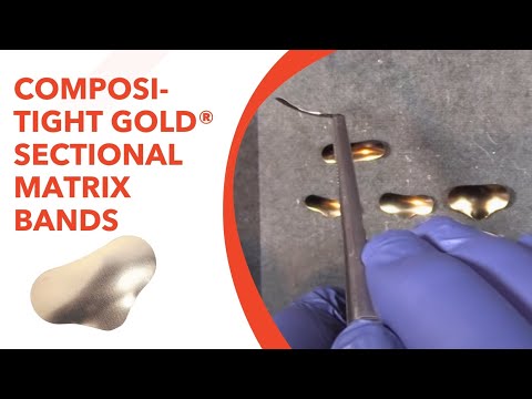 Gold Bicuspid/Molar Matrix Bands