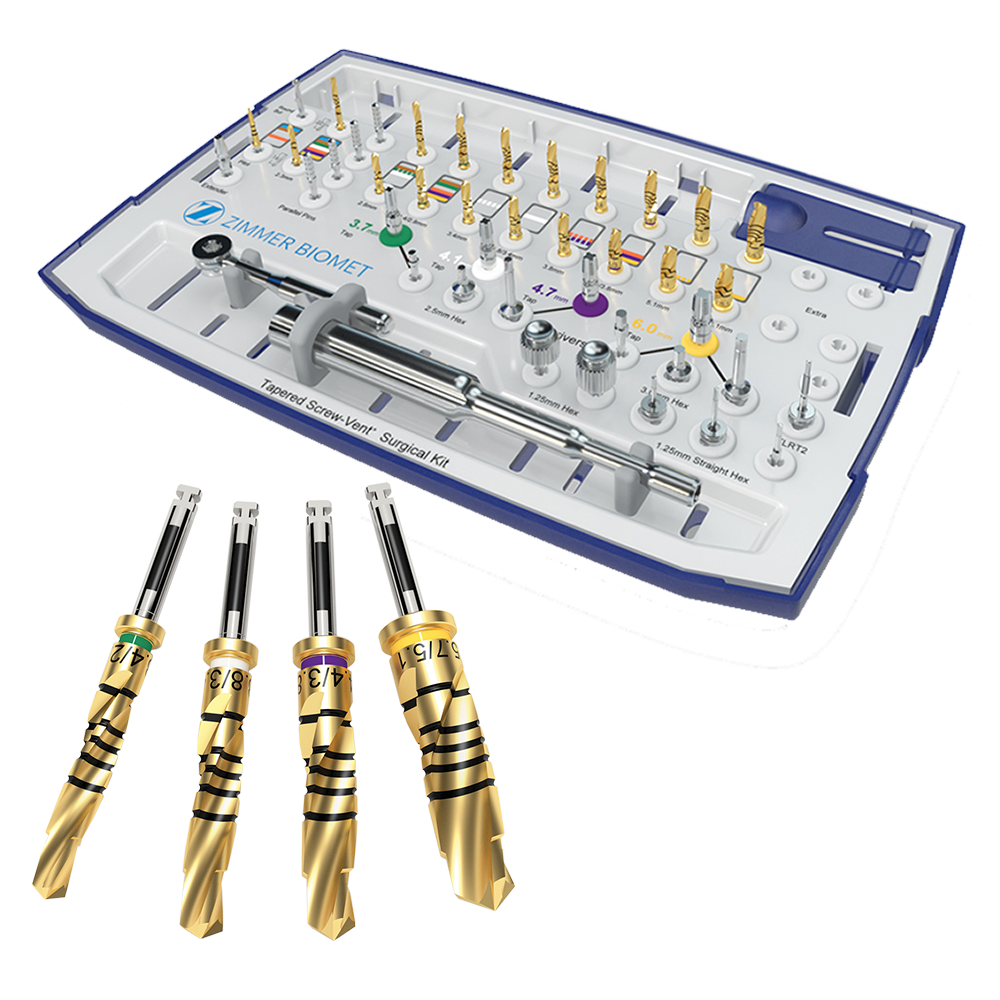 TSV® Surgical Kit with Dríva™ Gold Drills